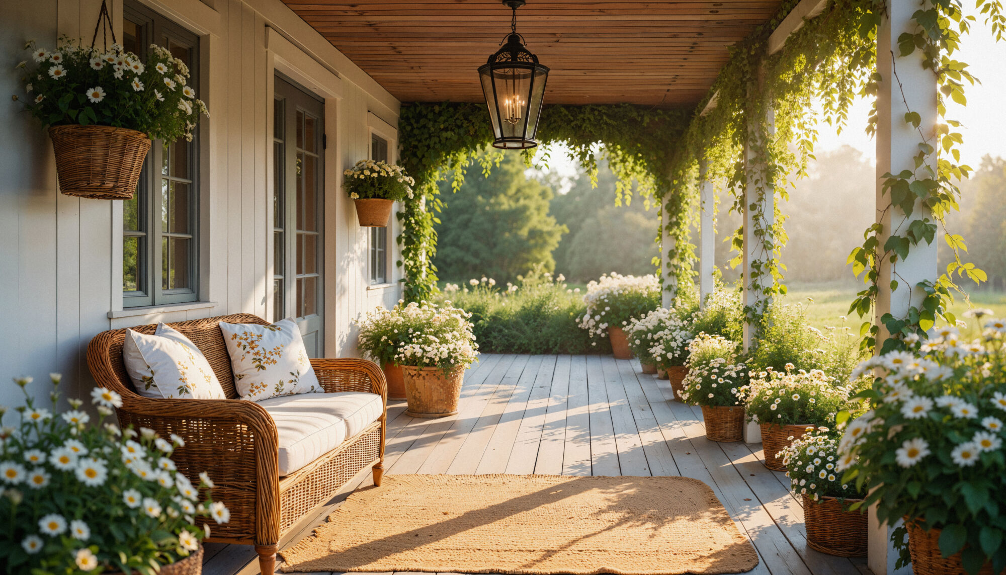 renovar o quintal varanda encantadora com flores